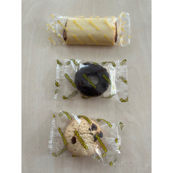 Surtido de pastelería sin gluten (cookies, roscos y barritas).