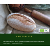 Pan de Espelta 100% artesanal, masa madre 100%  (Medio Kg )